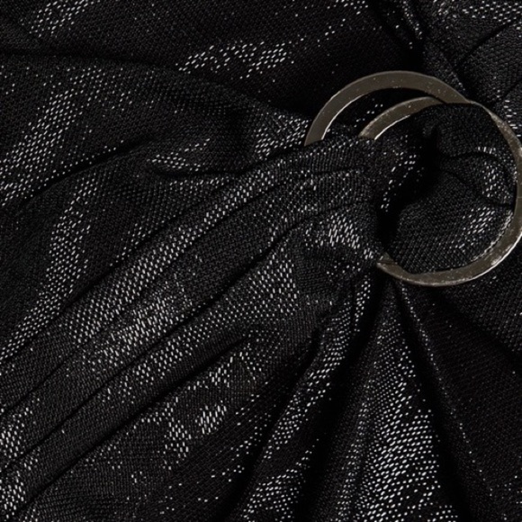 Jonathan Simkhai Metallic V-neck Belted Wrap Mini Dress - Picture 5 of 16